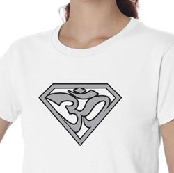 Ladies Yoga Shirt Super OM Organic T-Shirt