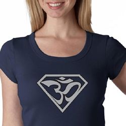 Ladies Yoga Shirt Super OM Scoop Neck Shirt