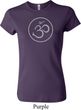 Ladies Yoga Shirt Thin OM Crewneck Tee T-Shirt