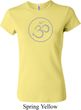 Ladies Yoga Shirt Thin OM Crewneck Tee T-Shirt