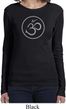 Ladies Yoga Shirt Thin OM Long Sleeve Tee T-Shirt