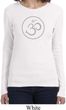 Ladies Yoga Shirt Thin OM Long Sleeve Tee T-Shirt