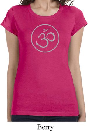 Ladies Yoga Shirt Thin OM Longer Length Tee T-Shirt