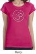 Ladies Yoga Shirt Thin OM Longer Length Tee T-Shirt