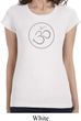 Ladies Yoga Shirt Thin OM Longer Length Tee T-Shirt