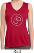 Ladies Yoga Shirt Thin OM Sleeveless Moisture Wicking Tee T-Shirt