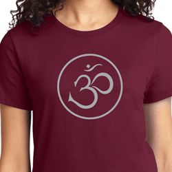 Ladies Yoga Shirt Thin OM Tee T-Shirt