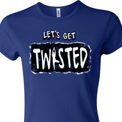 Ladies Yoga Shirt Twisted Crewneck Tee T-Shirt