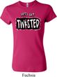 Ladies Yoga Shirt Twisted Crewneck Tee T-Shirt