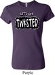 Ladies Yoga Shirt Twisted Crewneck Tee T-Shirt