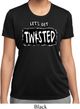 Ladies Yoga Shirt Twisted Moisture Wicking Tee T-Shirt