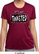 Ladies Yoga Shirt Twisted Moisture Wicking Tee T-Shirt