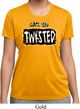 Ladies Yoga Shirt Twisted Moisture Wicking Tee T-Shirt
