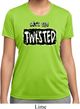 Ladies Yoga Shirt Twisted Moisture Wicking Tee T-Shirt