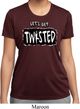 Ladies Yoga Shirt Twisted Moisture Wicking Tee T-Shirt