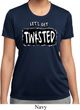 Ladies Yoga Shirt Twisted Moisture Wicking Tee T-Shirt