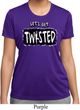 Ladies Yoga Shirt Twisted Moisture Wicking Tee T-Shirt
