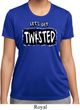 Ladies Yoga Shirt Twisted Moisture Wicking Tee T-Shirt