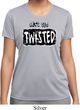 Ladies Yoga Shirt Twisted Moisture Wicking Tee T-Shirt