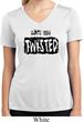 Ladies Yoga Shirt Twisted Moisture Wicking V-neck Tee T-Shirt