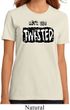 Ladies Yoga Shirt Twisted Organic Tee T-Shirt