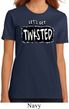 Ladies Yoga Shirt Twisted Organic Tee T-Shirt