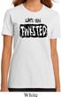 Ladies Yoga Shirt Twisted Organic Tee T-Shirt