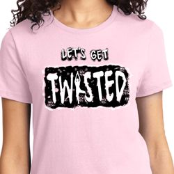 Ladies Yoga Shirt Twisted Tee T-Shirt