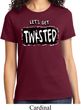 Ladies Yoga Shirt Twisted Tee T-Shirt