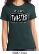 Ladies Yoga Shirt Twisted Tee T-Shirt