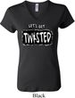 Ladies Yoga Shirt Twisted V-neck Tee T-Shirt