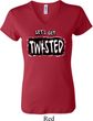 Ladies Yoga Shirt Twisted V-neck Tee T-Shirt