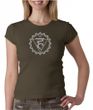 Ladies Yoga Shirt Vishuddha Chakra Meditation Crew Neck Shirt