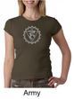 Ladies Yoga Shirt Vishuddha Chakra Meditation Crew Neck Shirt