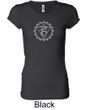 Ladies Yoga Shirt Vishuddha Chakra Meditation Longer Length Shirt