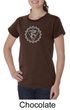 Ladies Yoga Shirt Vishuddha Chakra Meditation Organic T-shirt