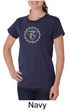Ladies Yoga Shirt Vishuddha Chakra Meditation Organic T-shirt