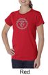 Ladies Yoga Shirt Vishuddha Chakra Meditation Organic T-shirt