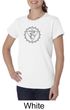 Ladies Yoga Shirt Vishuddha Chakra Meditation Organic T-shirt