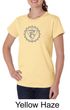 Ladies Yoga Shirt Vishuddha Chakra Meditation Organic T-shirt