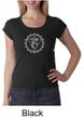 Ladies Yoga Shirt Vishuddha Chakra Meditation Scoop Neck Shirt