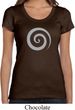 Ladies Yoga Shirt Vortex Scoop Neck Tee T-Shirt