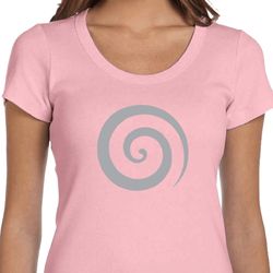 Ladies Yoga Shirt Vortex Scoop Neck Tee T-Shirt