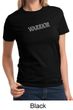 Ladies Yoga Shirt Warrior Text Tee T-Shirt