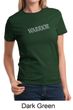 Ladies Yoga Shirt Warrior Text Tee T-Shirt