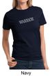 Ladies Yoga Shirt Warrior Text Tee T-Shirt