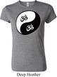 Ladies Yoga Shirt Yin Yang AUM Crewneck Tee T-Shirt