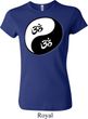 Ladies Yoga Shirt Yin Yang AUM Crewneck Tee T-Shirt
