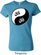 Ladies Yoga Shirt Yin Yang AUM Crewneck Tee T-Shirt