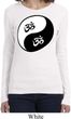 Ladies Yoga Shirt Yin Yang AUM Long Sleeve Tee T-Shirt